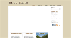 Desktop Screenshot of jindoranch.com